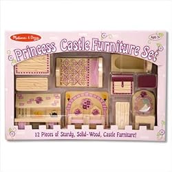 Melissa Doug 3570 Princess Castle Furniture Set