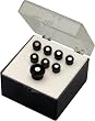 Martin Bridge/End Pin Pack, Black with Pearl Inlay