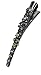 Crystal Alligator Clip YY86110-1amber