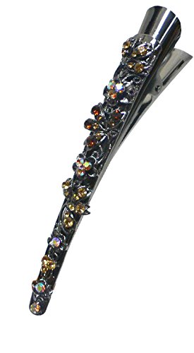 Crystal Alligator Clip YY86110-1amber