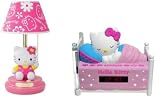 Hello Kitty Table Lamp with FREE Sleeping Hello Kitty Alarm Clock Radio Included