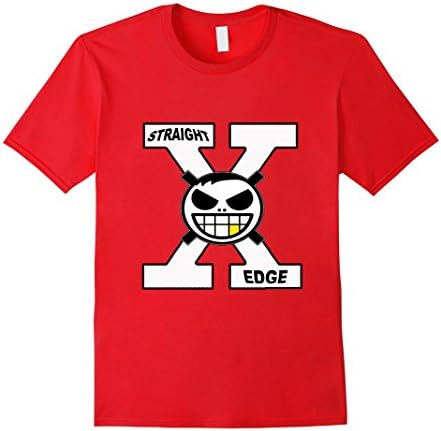Straight Edge Drug Free Movement T-Shirt - Male Medium - Red