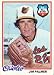 Jim Palmer autographed 1978 Topps Baltimore Orioles card