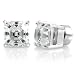 Shirina's Magnetic Earrings - Asscher Cut CZ Studs