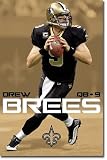 New Orleans Saints (Drew Brees with Football) Sports Poster Print - 22
