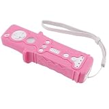 Silicone Skin Case for Nintendo Wii Remote Control, Pink Motorcycle Handle Grip