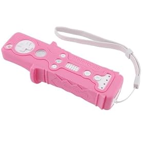 Nintendo Wii Remote Control Silicone Motorcycle Handle Grip - Pink by yooZoo