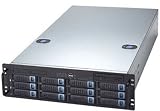 CybertronPC Magnum Series XV3080 3U Rackmount NAS Server, Dual Intel Xeon 5345 2.33GHz Quad Core Processors, 8GB DDR2 ECC Fully Buffered Memory, (12) 750GB SATA2 Harddrives, 3Ware 9550SX 12 Port Hardware RAID Controller Card (RAID 0,1,5,10,50), CD-RW/DVD Combo Drive, Floppy Drive, 3U Rack Mount Server with 12 Hotswappable SATA Harddrive Bays, 650 Watt Triple Redundant Power supply, Dual 10/100/1000 Gigabit Network, 1 Year parts & labor warranty.