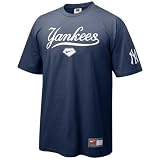 Nike New York Yankees Navy Blue 2008 Practice T-shirt