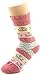 Jiye Womens Merino Ragg Wool Crew Socks
