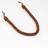 Embrasse en corde &eacute;paisse Marron