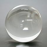 ビー玉 (ガラス玉) 80mm　クリアー 1個