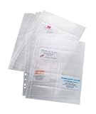 Produkt-Bild: Sigel VZ351 H&uuml;llen f&uuml;r Visitenkarten-Ringb&uuml;cher, zweireihig, A4, transparent, 10 Sichth&uuml;llen, Kunststoff, f&uuml;r bis zu 200 Karten (max. 90x58 mm), 10 ST