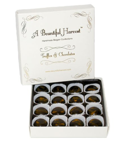 Sugar Free Lemon Cremes - Handmade Belgian Dark Chocolates - 16pc by A Bountiful Harvest