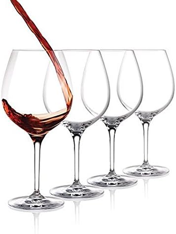 Cashs Crystal Wine Cru Pinot Noir Glasses, Set of Four