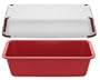 Bake Porter Loaf Pan with Serving Cover, Red