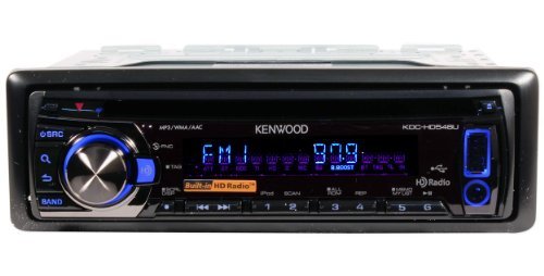 Kenwood Kdc-hd548u in Dash Single Din Cd/mp3/wma/am/fm/aac Receiver On Sale