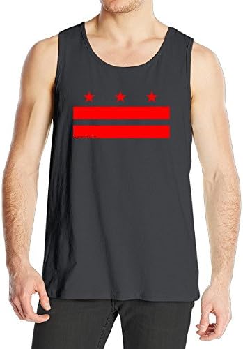 Men's Flag Of Washington DC The US Flag Cotton Funny Tank Top