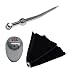 88-00 Honda Civic / 88-91 CRX / 93-97 Del Sol Racing Short Shifter Chrome + Black Suede Shift Boot w