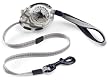 Planet Dog Zip Lead - Large - Chrome/Titanium