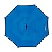 YLYYCC® Reverse Inverted Sun&Rain Light Windproof Travel Car Golf Outdoor Umbrella Auto Open Close-Blue