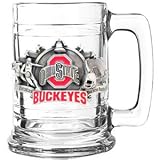 Ohio State Buckeyes 15 oz Colonial Beverage Glass Tankard - NCAA College Athletics Fan Shop Sports Team Merchandise