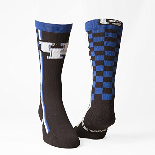 USWAG University of Kentucky Black/Blue Checkerboard Performance Socks