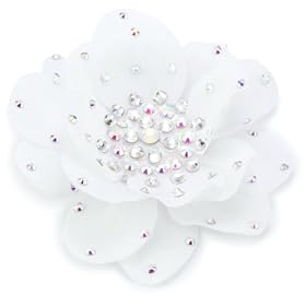 TARINA TARANTINO Classic Crystal AB Large Poppy Flower Anywhe