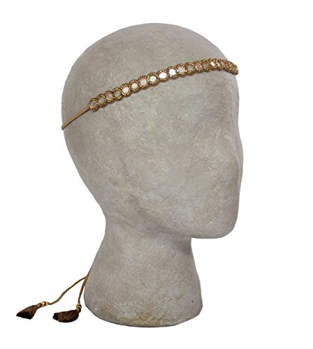 Ideas 108 Circles Multi-Function Hair Tie Wrap in Gold