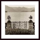 Bellagio Vista by Alan Blaustein 24.00X24.00 Framed with Black Wood Frame