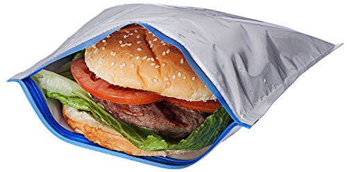 Insulated Sandwich Bags, Pack of 5 / Will Keep Sandwiches From Becoming Spoiled, No Matter The Weather!!!