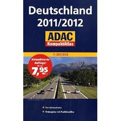 ADAC KompaktAtlas Deutschland 2011/2012: 1:300.000