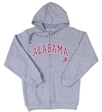 Alabama Crimson Tide Full-Zip Hooded Sweatshirt with Arch and Mascot
