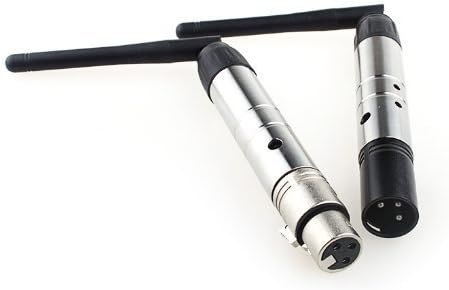 AmandaK 2PCS DMX512 DMX Dfi DJ 2.4G Wireless Receiver & Transmitter Lighting Controller