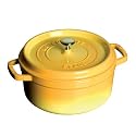 Staub 2.25 Quart Round Cocotte, Lemon