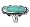 Sterling Silver 25mm x 8mm Turquoise Stone Polish Ring Size 6