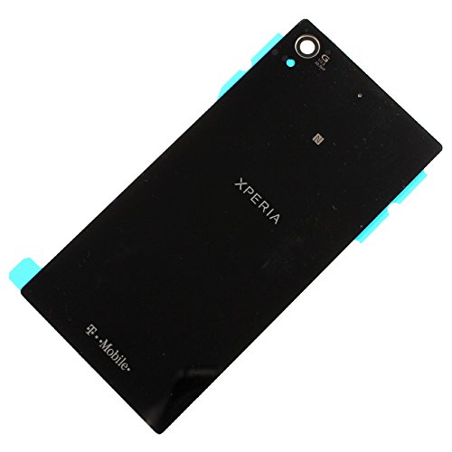 RBC Battery Back Door Glass Cover Replacement For Sony Xperia Z1s T-Mobile C6916 - Black