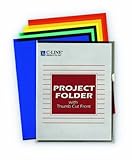 IMAGE OF C-Line Colored Project Folders, 8.5 x 11 Inches, Assorted Colors, 25 per Box (62130)