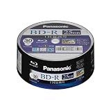 Panasonic Blu-ray Disc 30 Spindle - 25GB 4X BD-R - Printable [2010 Version]