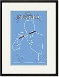 Black Framed/Matted Print 17x23, The Piccolo