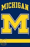 Michigan Wolverines 2 Sided Large House Flag Banner