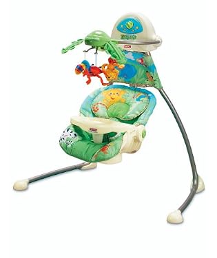 Fisher Price Rainforest cradle swing