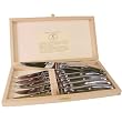 Laguiole boxed set of 6 stainless steel knives