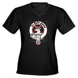Je Suis Prest Outlander Women's V-Neck Dark T-Shirt by CafePress