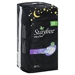 Stayfree Pads, Ultra Thin, Overnight with Wings., 28 ct.