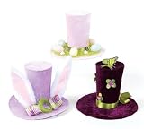 Pack of 9 Whimsical Spring & Easter Themed Top Hat Decorations 8