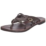 sandales artisanales cuir Kickers Dilight Tongs fem
