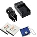 GTMax 2 x LI-50B / Pentax D-LI92 / Ricoh DB-100 Backup Replacement Battery + Mini Travel Charger with Car Adapter+ Cute Blue Memory Card Case for Olympus TG-630 iHS, TG-830 iHS, SZ-15, SZ-16 iHS, SZ-31MR iHS, TG-620 iHS, TG-820 iHS, SZ-12, VR-350; Pentax Optio I-10, RZ10, X70, WG-2, WG-1; Ricoh CX6, PX, CX4