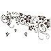 TRURENDI Large Flower Butterfly Removable PVC Wall Sticker Home Decor Art Decal