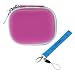 Hot Pink Premium Unviersal Bluetooth Headset Pouch Carrying Case + Wrist Strap Lanyard for Jabra BT125 BT135 BT160 BT185 BT2040 BT3010 BT350 BT5010, Nokia BH-900 BH-803 BH-800 BH-703 BH-700 BH-602 BH-302 BH-211 BH-202 BH-208 BH-201 HS-26W, BlueAnt Z9 Z9i X3 V1 V12, Samsung WEP700 WEP500 WEP 350 WEP301 WEP210 WEP200 WEP180, Plantronics Discovery 925 665 655 645 640E Plantronics Voyager 855 815 510